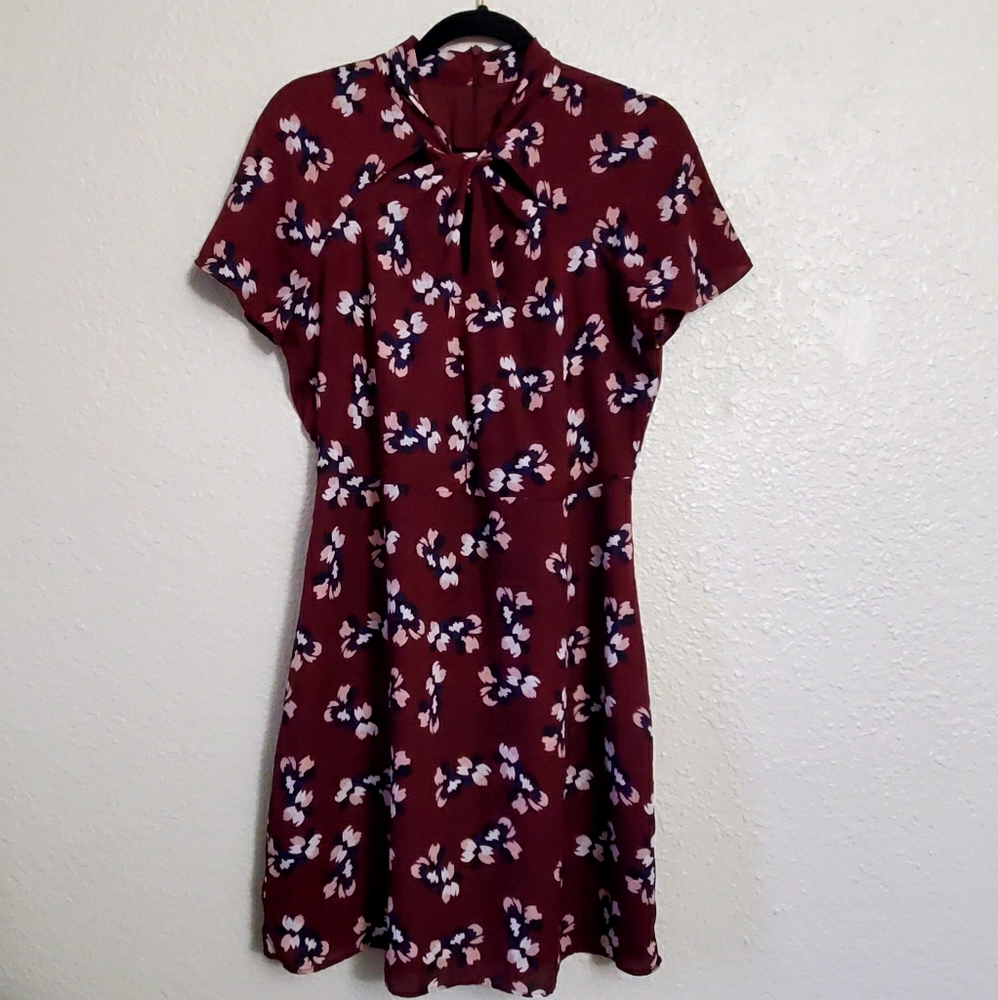 Banana Republic Twist Neck and Flare Dress